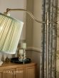 Laura Ashley Hemsley Floor Lamp Matt Antique Brass With Shade