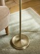 Laura Ashley Hemsley Floor Lamp Matt Antique Brass With Shade
