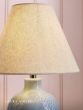 Laura Ashley Pussywillow Twin Pack Table Lamp Blue Ceramic and Polished Chrome With Shade