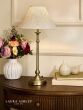 Laura Ashley Ludchurch Table Lamp Matt Antique Brass With Shade