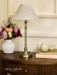 Laura Ashley Ludchurch Table Lamp Matt Antique Brass With Shade