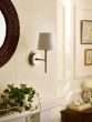 Laura Ashley Sullivan Wall Light Matt Champagne With Shade