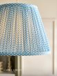 Laura Ashley Wrighton Blue Cotton Tapered Drum Shade 30cm/12 Inch
