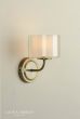 Laura Ashley Southwell Wall Light Antique Brass and Opal Glass