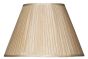 S1086 Taupe Faux Silk Tapered Drum Shade 43cm 