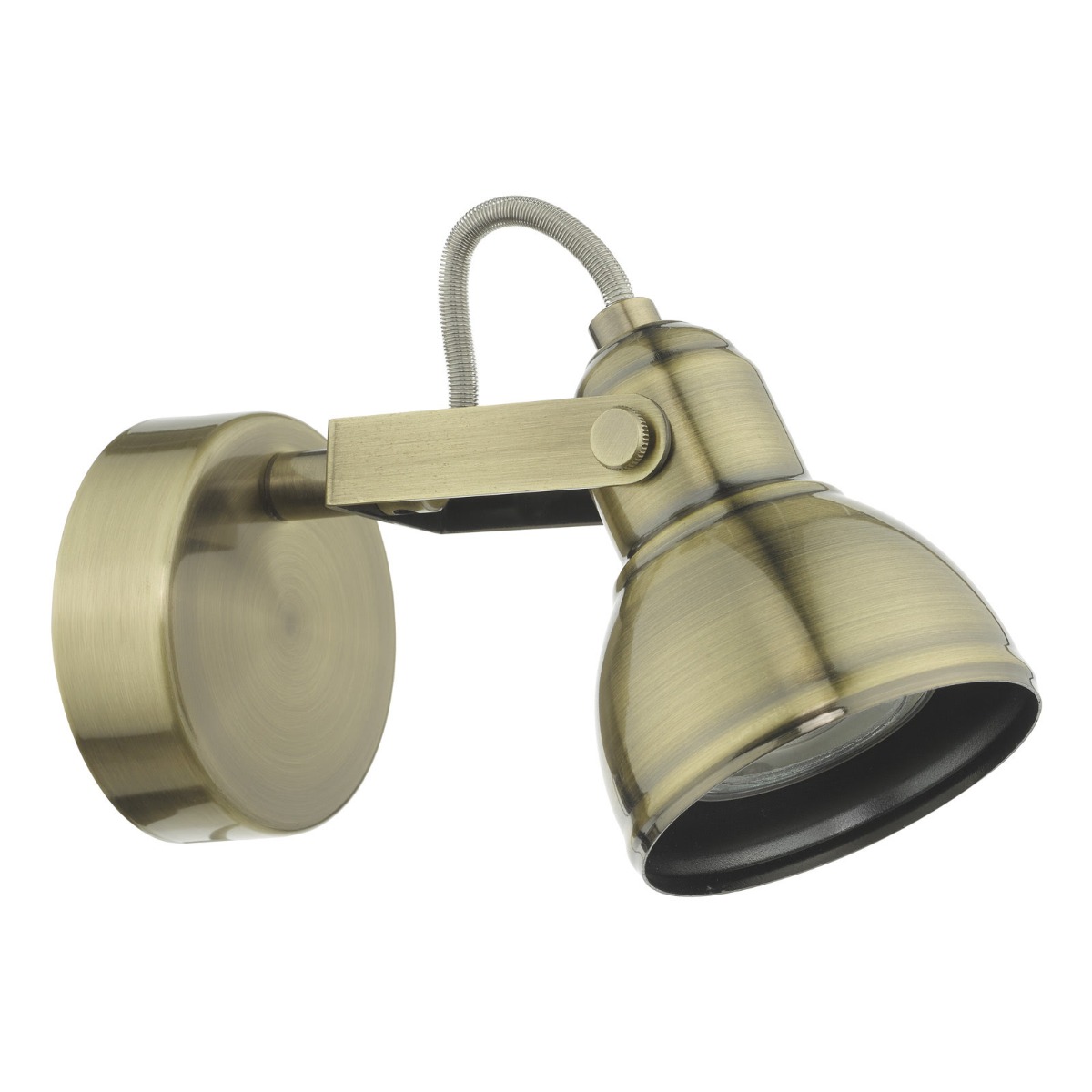 Fothergill Single Wall Spotlight Antique Brass