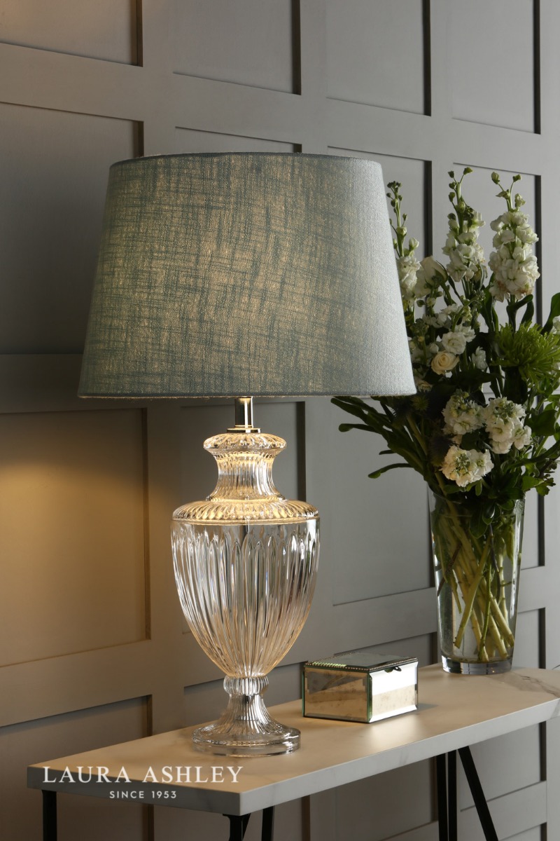 Laura Ashley Meredith Large Table Lamp Cut Glass Crystal Base Only