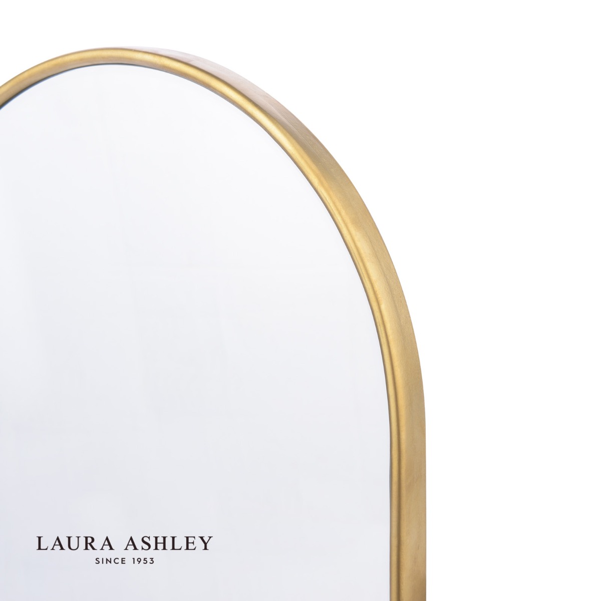 Laura Ashley Roughton Mirror Polished Brass 40 X 29cm