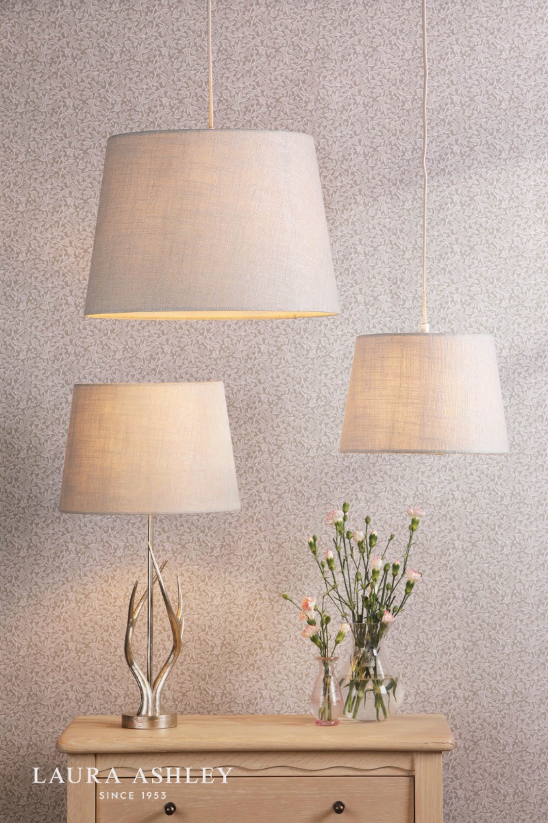 Laura Ashley Bacall Natural Linen Empire Shade 30cm/12 inch