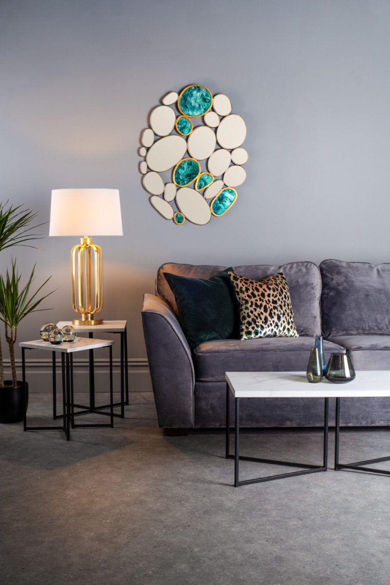 Lucie Natural Linen Tapered Drum Shade