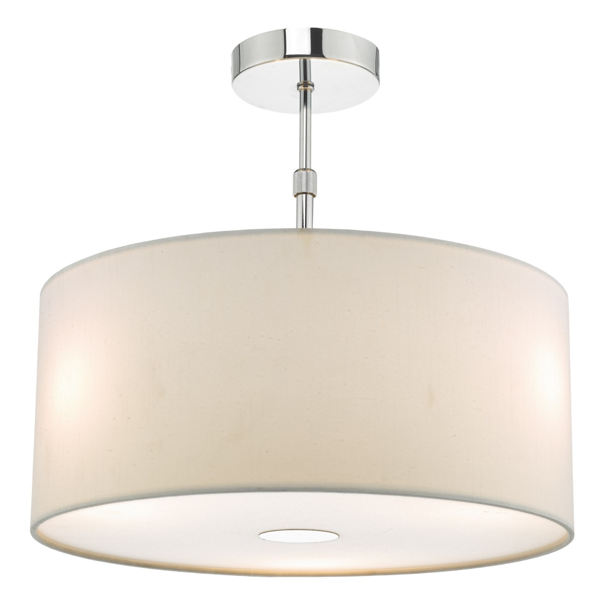 Ronda Easy Fit Pendant White With Shade
