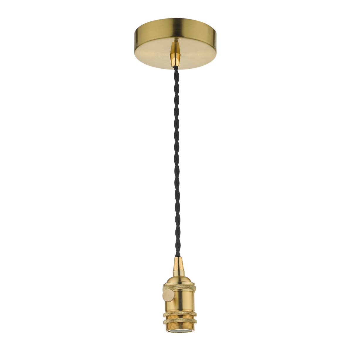 1 Light Suspension In Brass