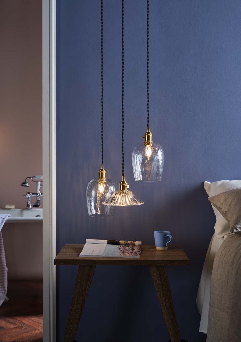 1 Light Suspension In Brass