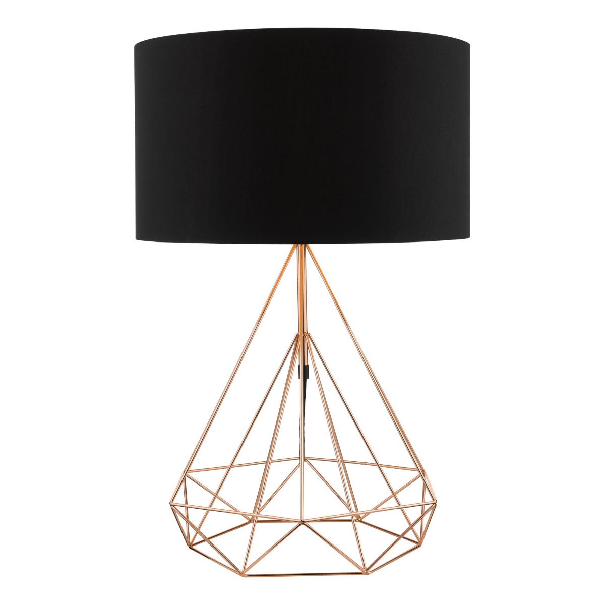 Sword Black Cotton Drum Shade 40cm