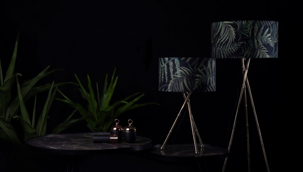 The Forest at Night: A sophisticated take on palm prints