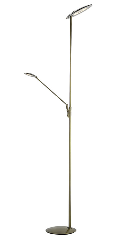 Oundle Task Floor Light Bronze