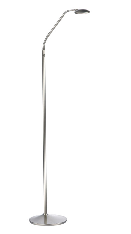 Wellington Floor Lamp Satin Chrome