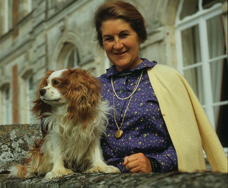 Laura Ashley with spaniel