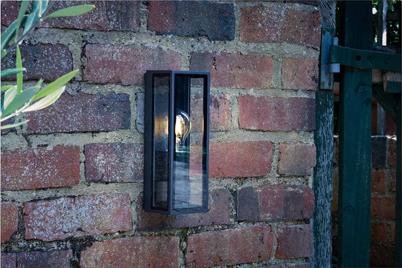 Taryn box shaped external wall light